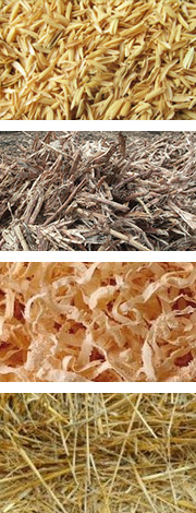 農(nóng)作物原料如麥桿、稻桿、玉米秸稈、稻殼、花生殼和其它農(nóng)作物